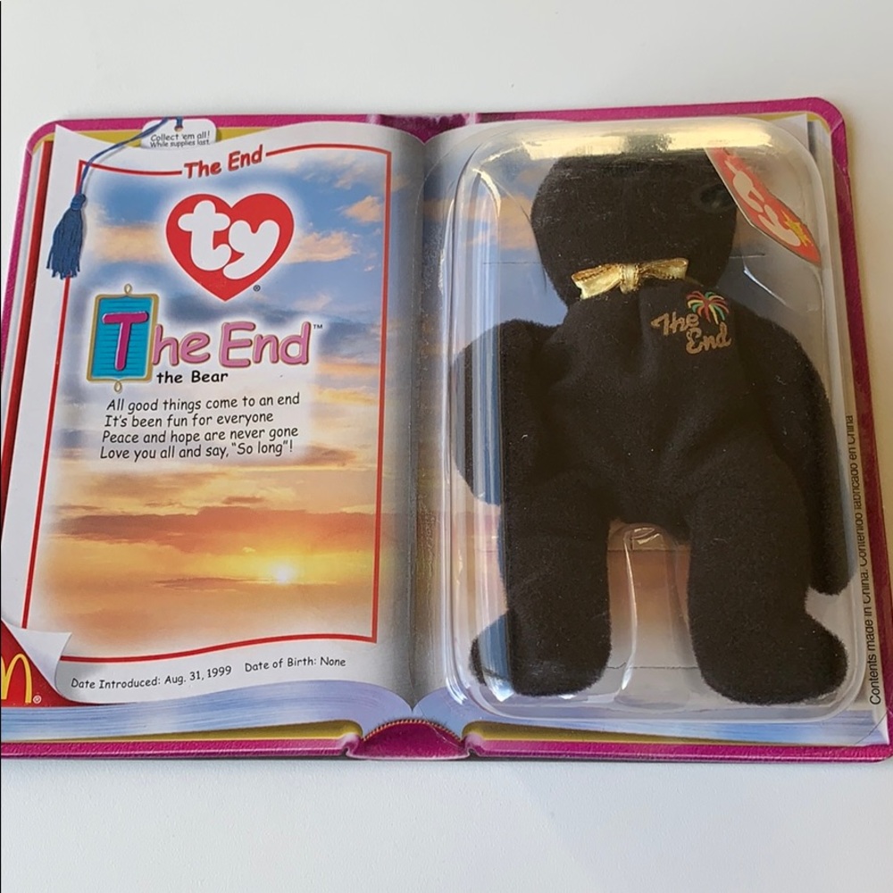 NIB McDonald’s Collectible Ty Beanie Baby “The End” - Picture 4 of 4